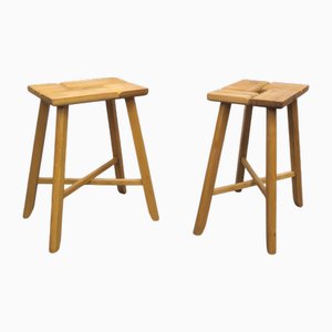 Mid-Century Sculptural Stools from Úluv, 1960s, Set of 2-TLV-2033995