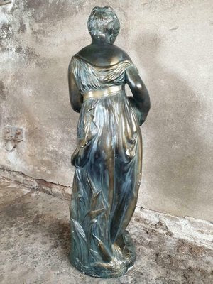 Mid-Century Sculpture of a Young Woman with a Jug-IFQ-725464