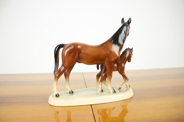 Mid-Century Sculpture of Horses, 1960s-TZ-936346