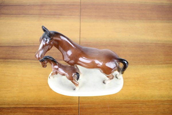 Mid-Century Sculpture of Horses, 1960s-TZ-936346