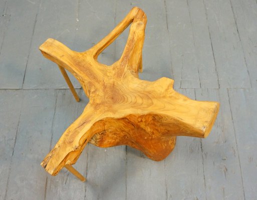 Mid-Century Sculpture Wood Coffee Table, 1950s-QFD-883184