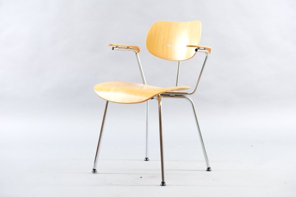 Mid-Century SE68 Chair with Armrests by Egon Eiermann for Wilde+Spieth-CIP-833742