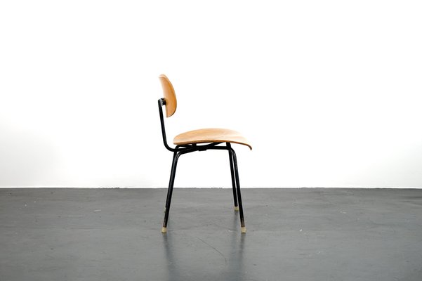 Mid-Century SE68 Side Chair with Black Base by Egon Eiermann for Wilde+Spieth-CIP-980447