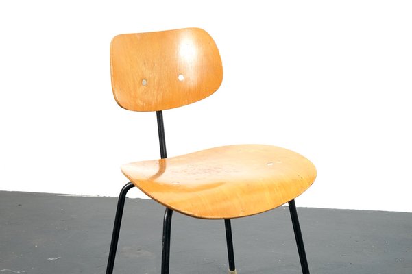 Mid-Century SE68 Side Chair with Black Base by Egon Eiermann for Wilde+Spieth-CIP-980447