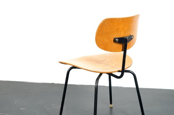 Mid-Century SE68 Side Chair with Black Base by Egon Eiermann for Wilde+Spieth-CIP-980447