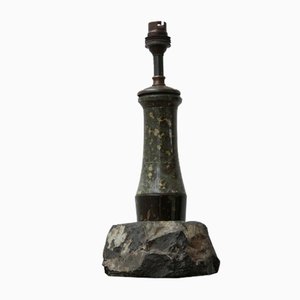 Mid-Century Serpentine Marble Table Lamp-JRP-946143