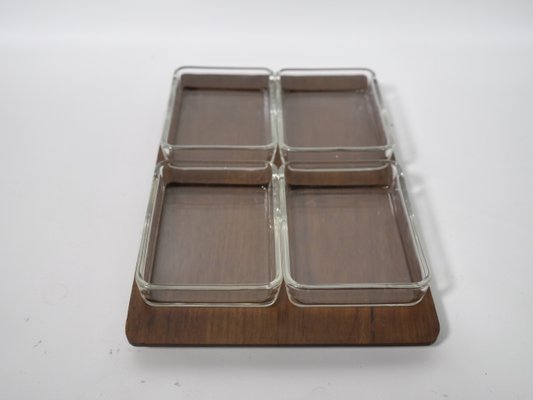 Mid-Century Serving Trays, 1960s, Set of 5-LVS-1154789