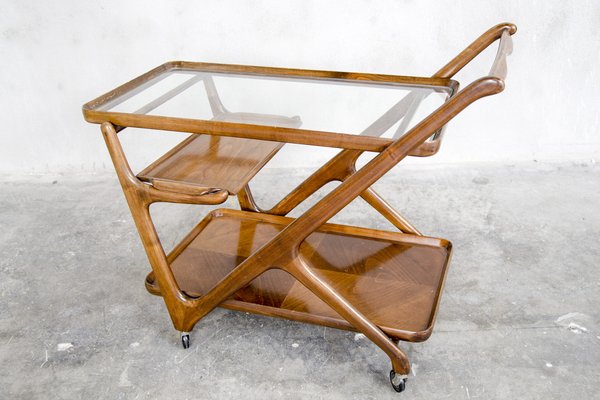 Mid-Century Serving Trolley by Cesare Lacca for Cassina, 1950s-QVY-1793484