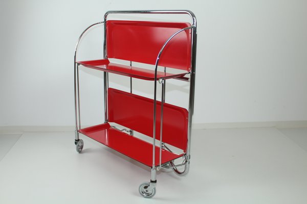 Mid-Century Serving Trolley from Bremshey Solingen-ZWH-576510