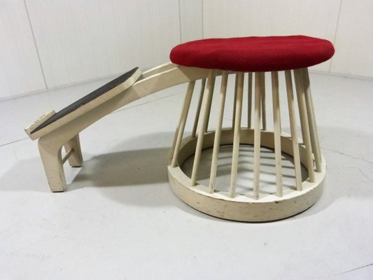 Mid-Century Shoe Store Stool, 1950s-TU-592592