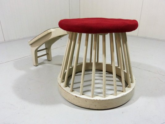 Mid-Century Shoe Store Stool, 1950s-TU-592592