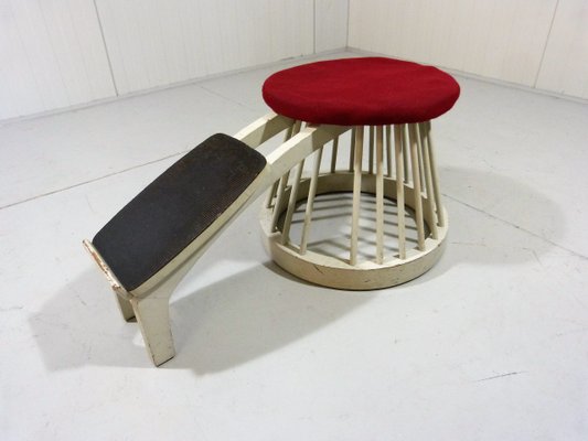 Mid-Century Shoe Store Stool, 1950s-TU-592592