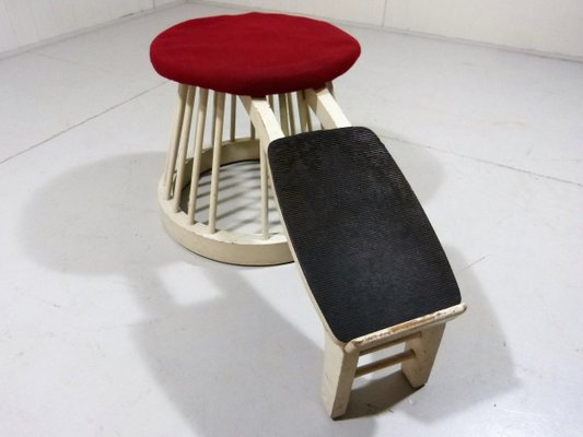 Mid-Century Shoe Store Stool, 1950s-TU-592592