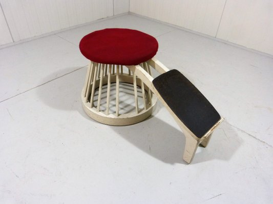 Mid-Century Shoe Store Stool, 1950s-TU-592592