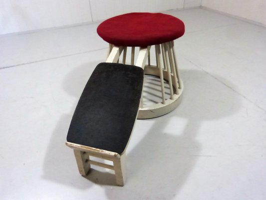 Mid-Century Shoe Store Stool, 1950s-TU-592592