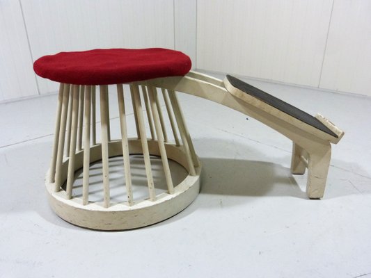 Mid-Century Shoe Store Stool, 1950s-TU-592592