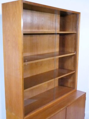 Mid-Century Showcase Highboard in Cherry Wood, 1970s-LVS-1803216