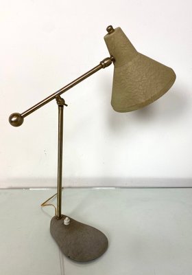 Mid-Century Shrink Varnish Adjustable Table Lamp, 1950s-WZZ-1438664