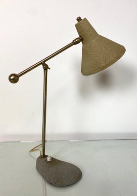 Mid-Century Shrink Varnish Adjustable Table Lamp, 1950s-WZZ-1438664