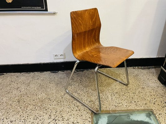 Mid-Century Side Chair with Chrome-Plated Frame from Flötotto, 1960s-RZY-1808059