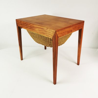 Mid-Century Side Table by Severin Hansen for Haslev Møbelsnedkeri, Denmark, 1950s-ZTG-1736131