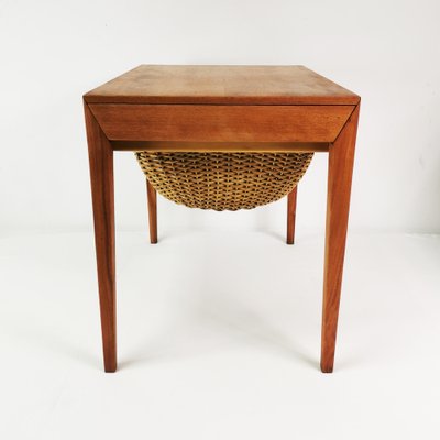 Mid-Century Side Table by Severin Hansen for Haslev Møbelsnedkeri, Denmark, 1950s-ZTG-1736131