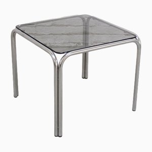 Mid-Century Side Table in Chrome and Glass by Gastone Rinaldi, 1970s-MHV-1744988