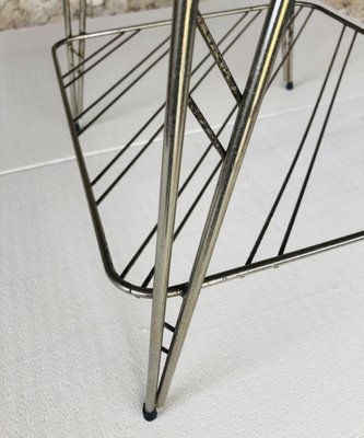 Mid-Century Side Table with Magazine Rack, 1960s-OJT-1240409