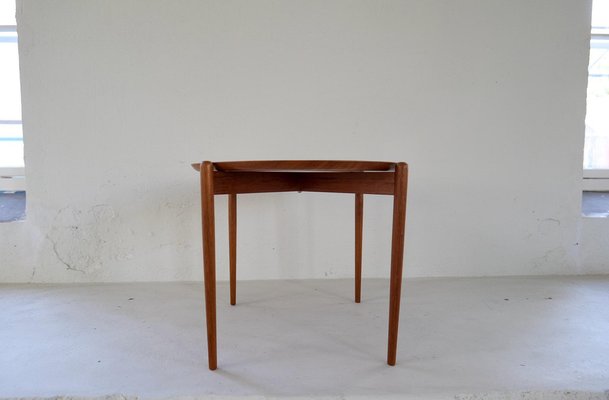 Mid-Century Side Tray Table in Teak, Sweden, 1960s-UYK-1419063