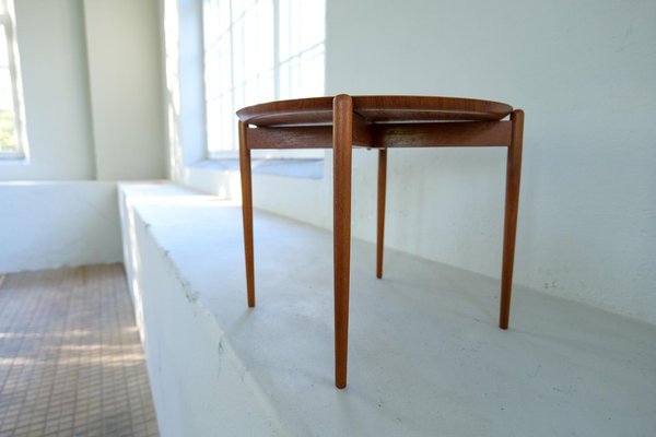 Mid-Century Side Tray Table in Teak, Sweden, 1960s-UYK-1419063