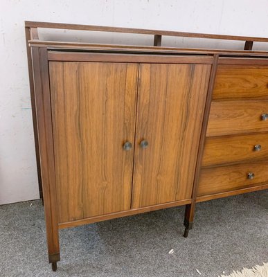 Mid-Century Sideboard with Black Mirror Top by Carlo Di Carli for Luigi Sormani-FGA-1323560