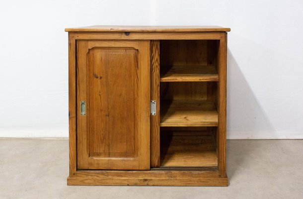 Mid-Century Sideboard with Sliding Doors, 1950s-RIU-800338