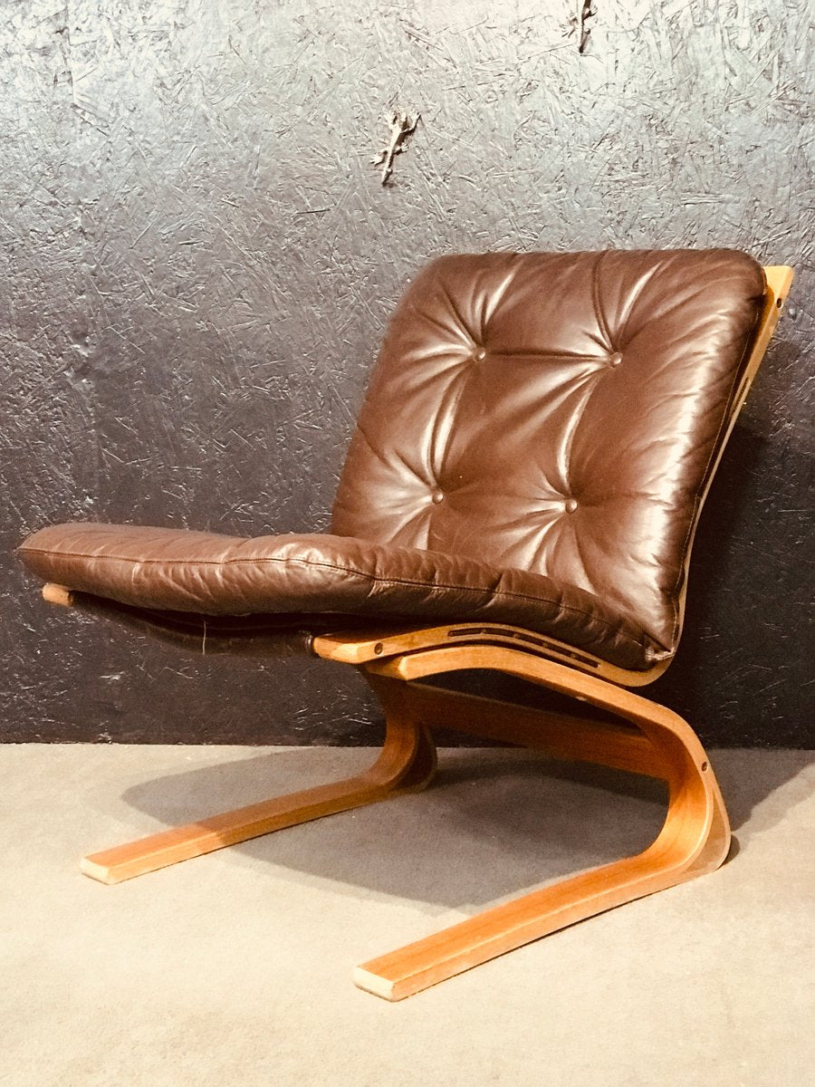 Mid-Century Siesta Chair in Teak from Rykken & Coas of Norway, 1960s