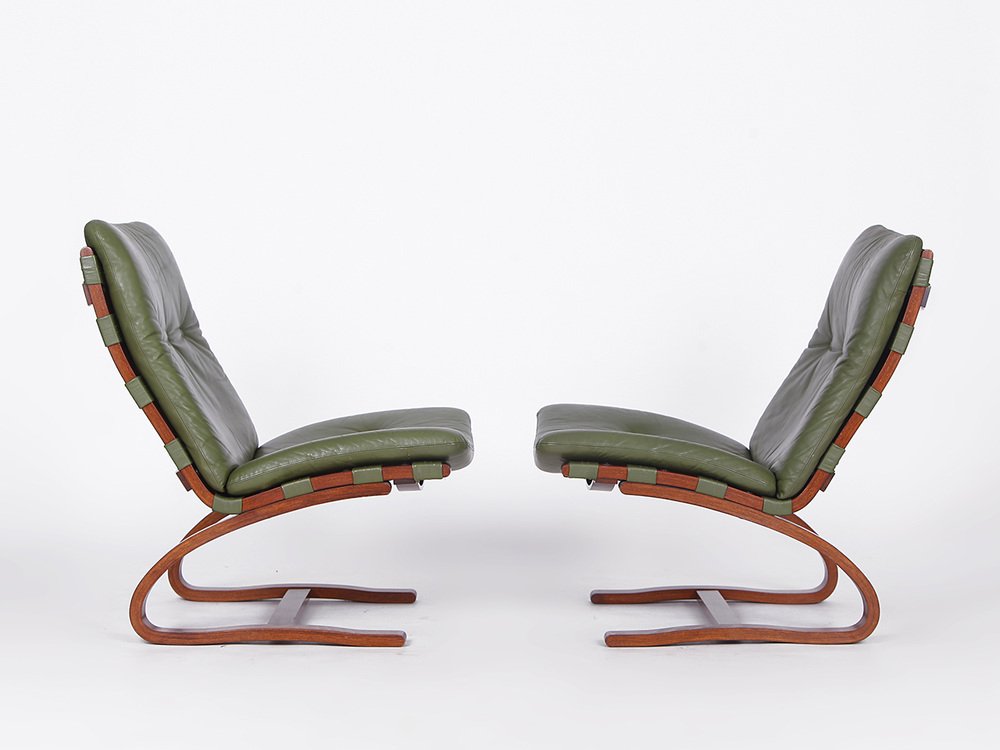 Mid-Century Siesta Chairs by Ingmar Relling for Westnofa, 1960s, Set of 2