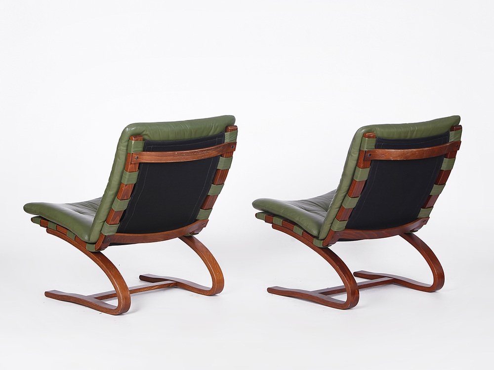 Mid-Century Siesta Chairs by Ingmar Relling for Westnofa, 1960s, Set of 2