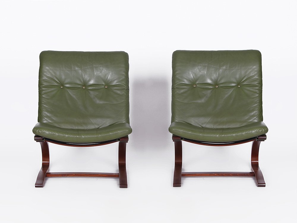 Mid-Century Siesta Chairs by Ingmar Relling for Westnofa, 1960s, Set of 2