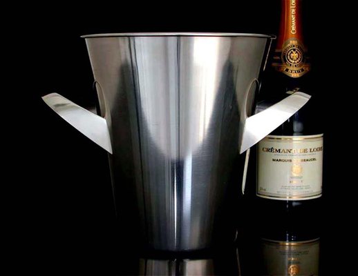 Mid-Century Silver-Plated Ice Bucket Wine Cooler by Kurt Mayer for WMF, 1950s-OE-897858