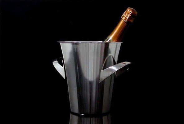 Mid-Century Silver-Plated Ice Bucket Wine Cooler by Kurt Mayer for WMF, 1950s-OE-897858