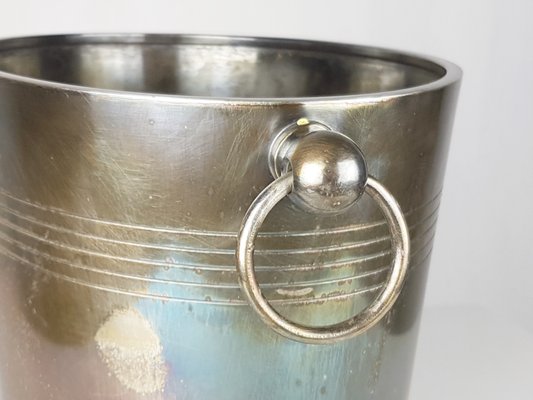 Mid-Century Silver-Plated Metal Ice Bucket from Christofle-RD-2020513