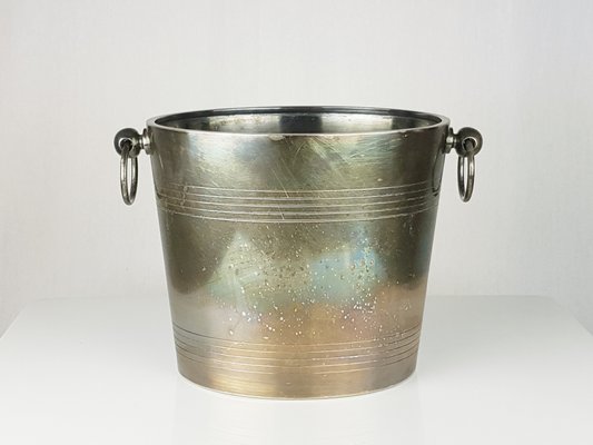 Mid-Century Silver-Plated Metal Ice Bucket from Christofle-RD-2020513