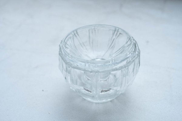 Mid-Century Small Glass Candy Jar-HYJ-777797