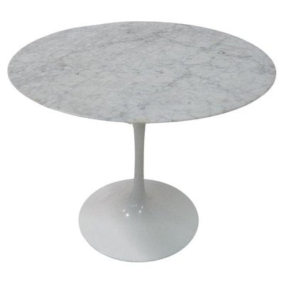 Mid-Century Small Round Dining Table attributed to Eero Saarinen for Knoll International, 1960s-FGA-1802642