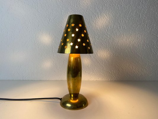 Mid-Century Solid Brass Table Lamp from Studio Lambert-PUK-857587