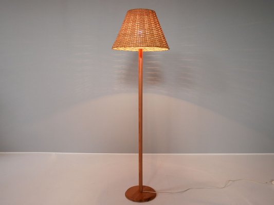 Mid-Century Solid Pine Floor Lamp by Manner for Luxus, 1960s-OGU-885490