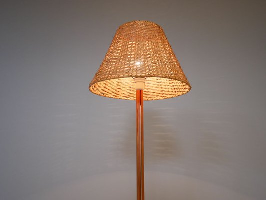 Mid-Century Solid Pine Floor Lamp by Manner for Luxus, 1960s-OGU-885490