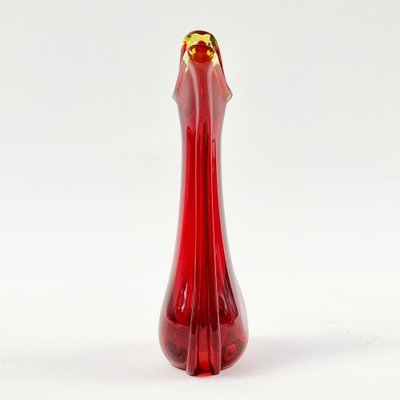 Mid-Century Sommerso Murano Glass Vase attributed to Flavio Poli for Seguso, Murano, Italy, 1960s-BMM-1736929