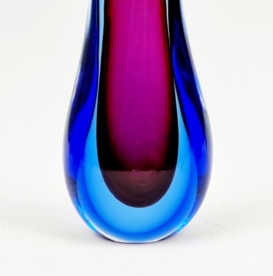 Mid-Century Sommerso Murano Glass Vase attributed to Flavio Poli for Seguso, Murano, Italy, 1960s-BMM-1732909