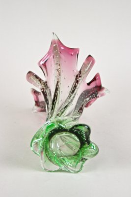 Mid-Century Sommerso Murano Glass Vase, Italy, 1960s-TQA-1321963