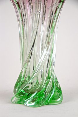 Mid-Century Sommerso Murano Glass Vase, Italy, 1960s-TQA-1321963