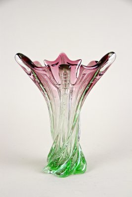 Mid-Century Sommerso Murano Glass Vase, Italy, 1960s-TQA-1321963